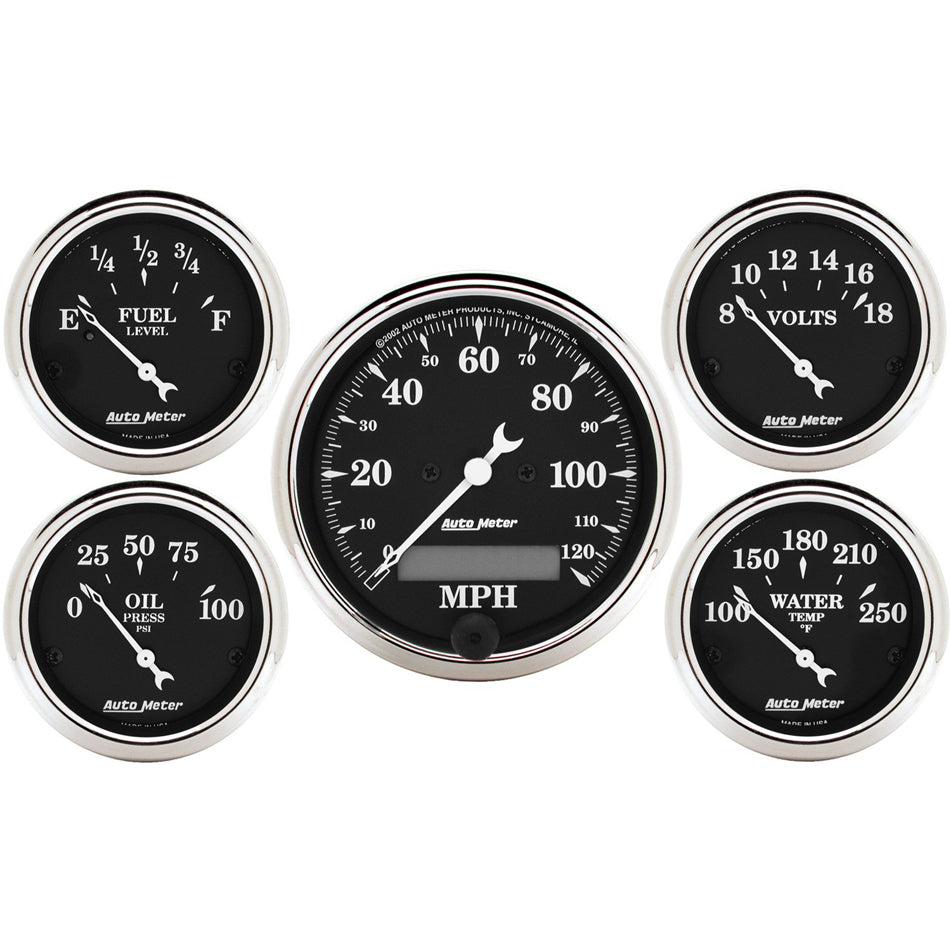 AUTOMETER O/T/B 5-Piece Gauge Kit AUTOMETER