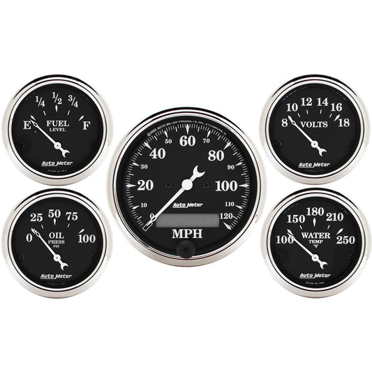 AUTOMETER O/T/B 5-Piece Gauge Kit AUTOMETER