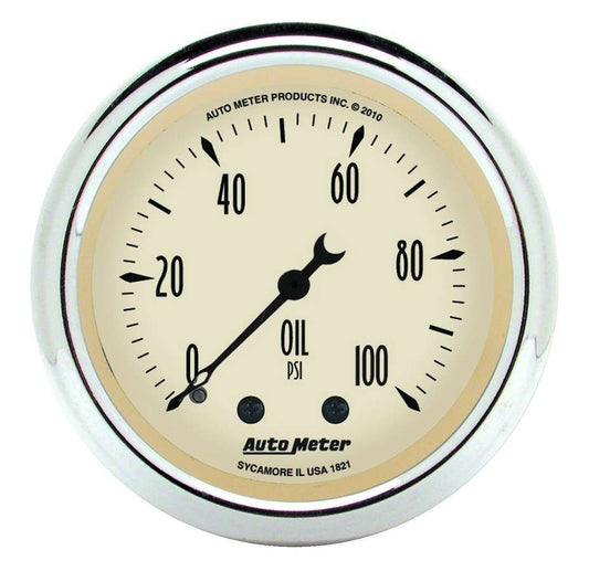 AUTOMETER 2-1/16 A/B Oil Pressure Gauge 0-100 PSI AUTOMETER