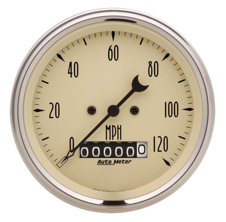 AUTOMETER Gauge Speedo. 3 3/8in 12 0mph Elec. Prog. w/ Whee AUTOMETER