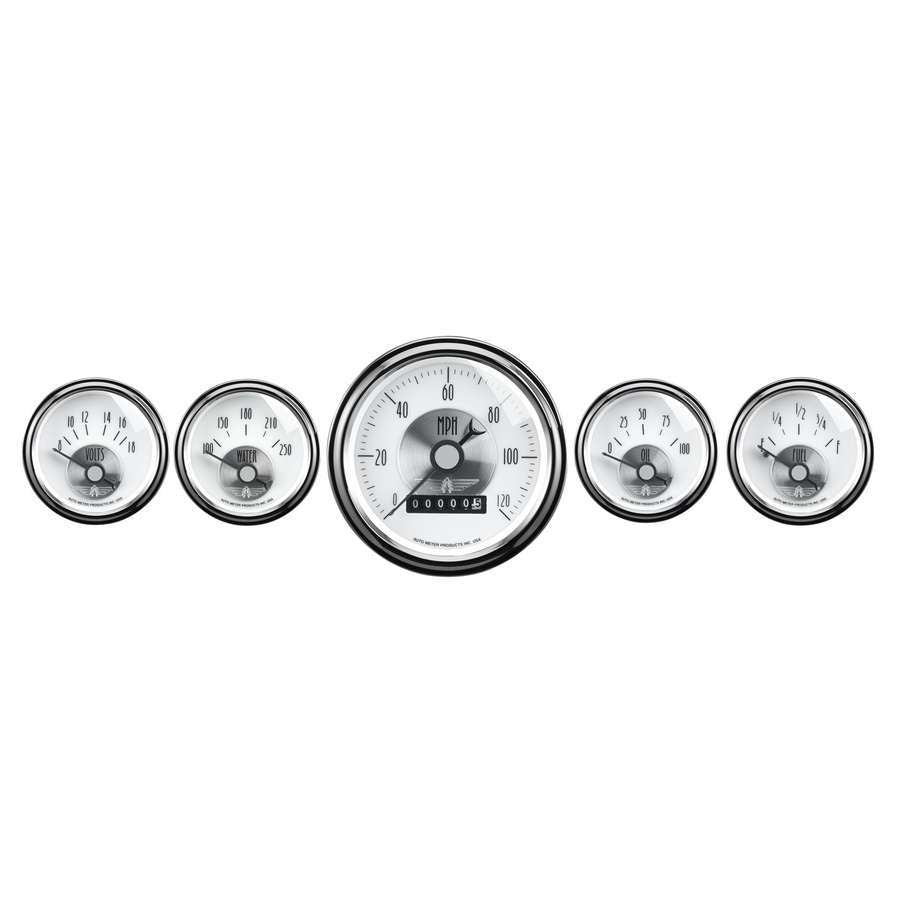 AUTOMETER Prestige Pearl Gauge Kit 5-Piece set AUTOMETER