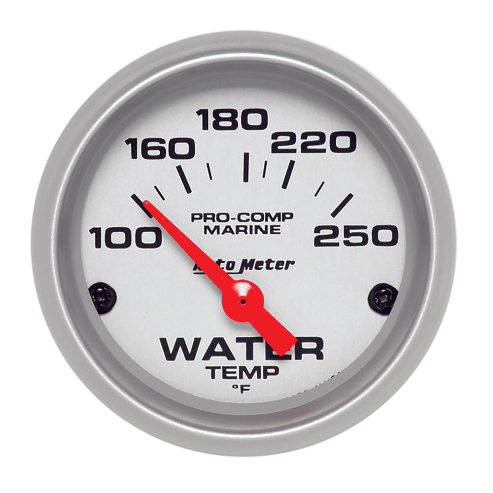 AUTOMETER 2-1/16 U/L Water Temp Gauge 100-250 Deg AUTOMETER