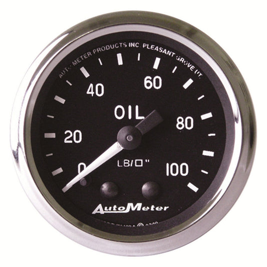 AUTOMETER 2-1/16in Cobra Series Oil Pressure Gauge AUTOMETER