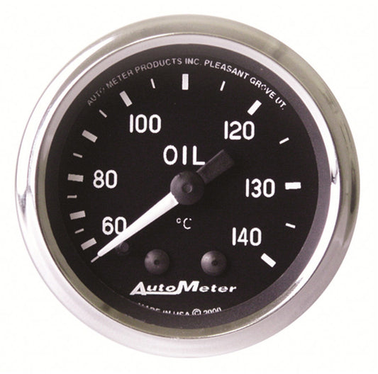 AUTOMETER 2-1/16in Cobra Series Oil Temp Gauge AUTOMETER