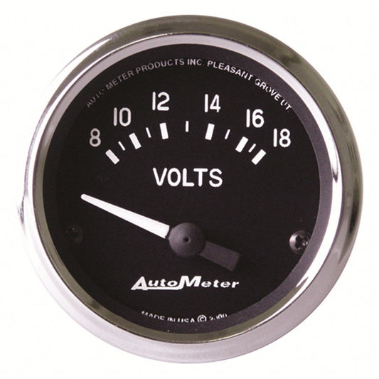 AUTOMETER 2-1/16in Cobra Series Voltmeter Gauge AUTOMETER