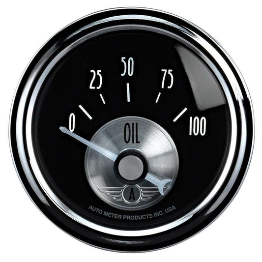 AUTOMETER 2-1/16 B/D Oil Pressure Gauge 0-100psi AUTOMETER