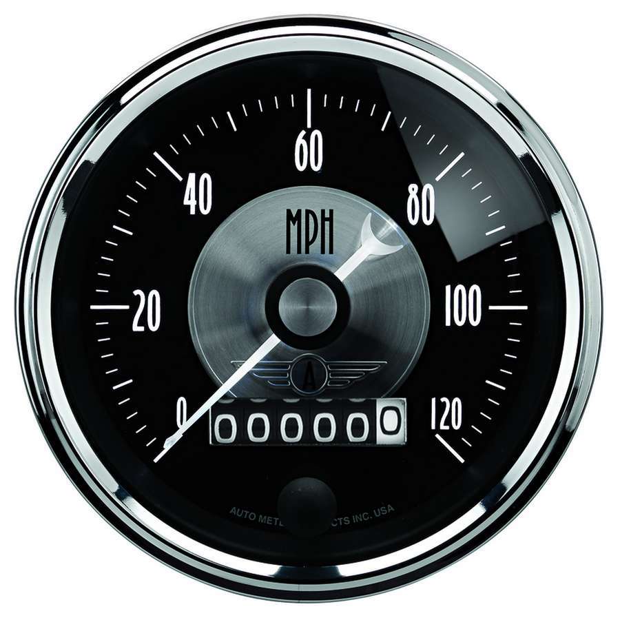 AUTOMETER 3-3/8 Speedometer Gauge 120mph Elec Programmable AUTOMETER