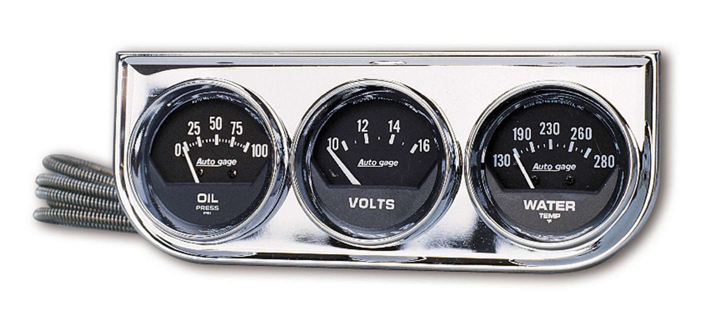 AUTOMETER 2in Chrm Mech.Gauge Pnl AUTOMETER