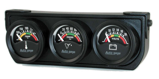 AUTOMETER 1-1/2in Blk Elec Gauge Panel AUTOMETER