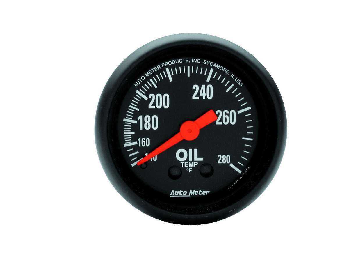 AUTOMETER 2-1/16 in Oil Temp. Gauge AUTOMETER