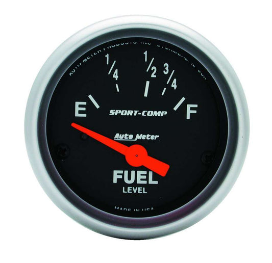 AUTOMETER 2-1/16in Sport Comp. Fuel Level Gauge AUTOMETER