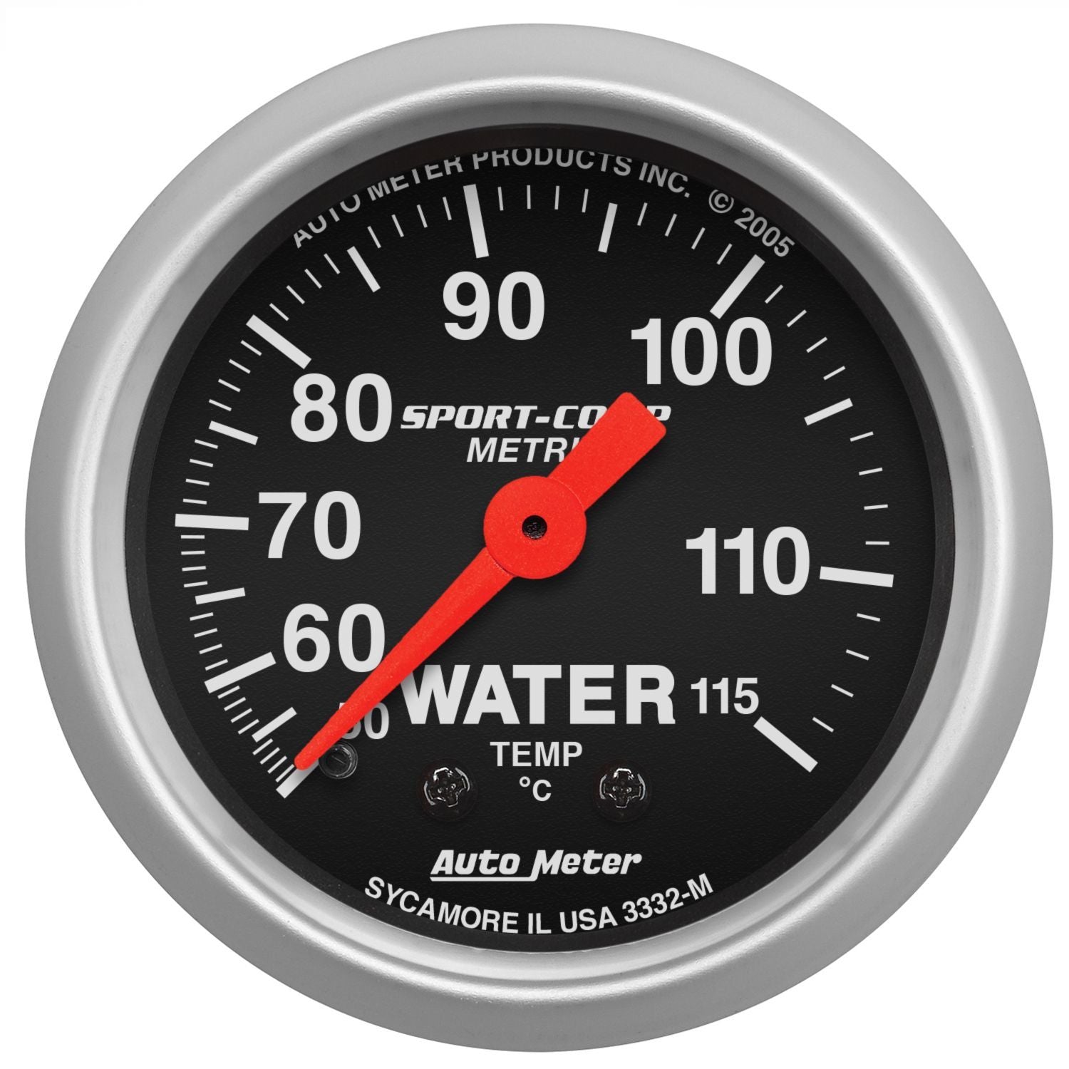 AUTOMETER 2-5/8 S/C Water Temp Gauge - Metric AUTOMETER