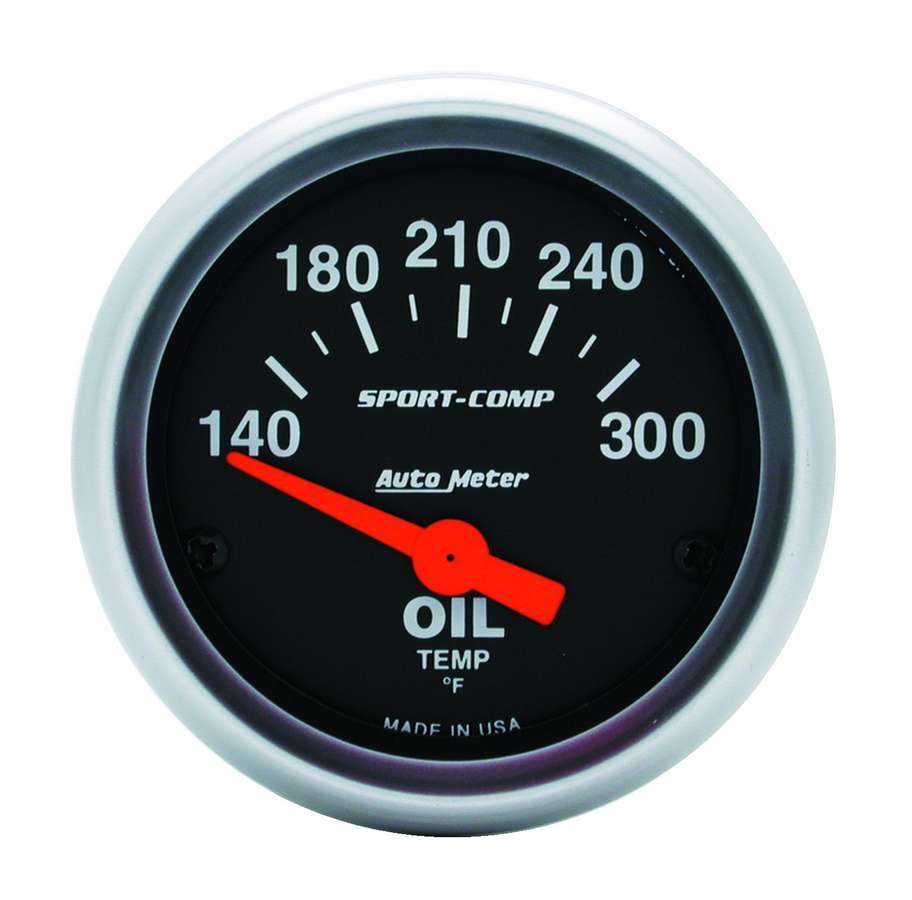 AUTOMETER 2-1/16in S/C Oil Temp. Gauge 140-300 AUTOMETER