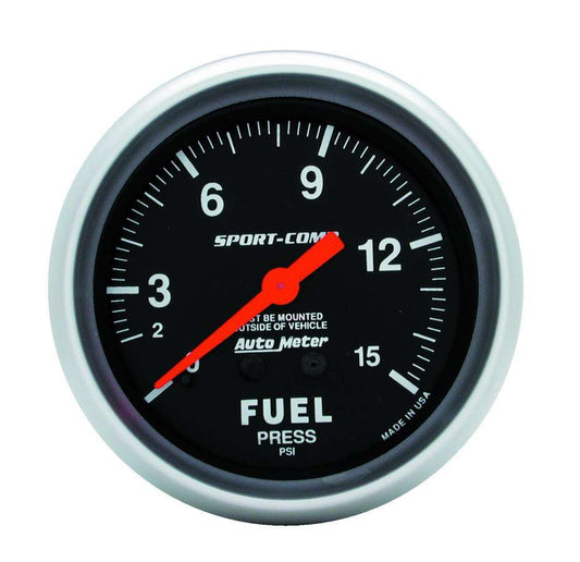 AUTOMETER 0-15 Fuel Pressure Gauge AUTOMETER