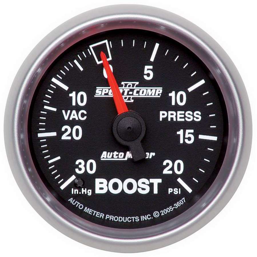 AUTOMETER 2-1/16in S/C II Boost Gauge 30inhg/20psi AUTOMETER