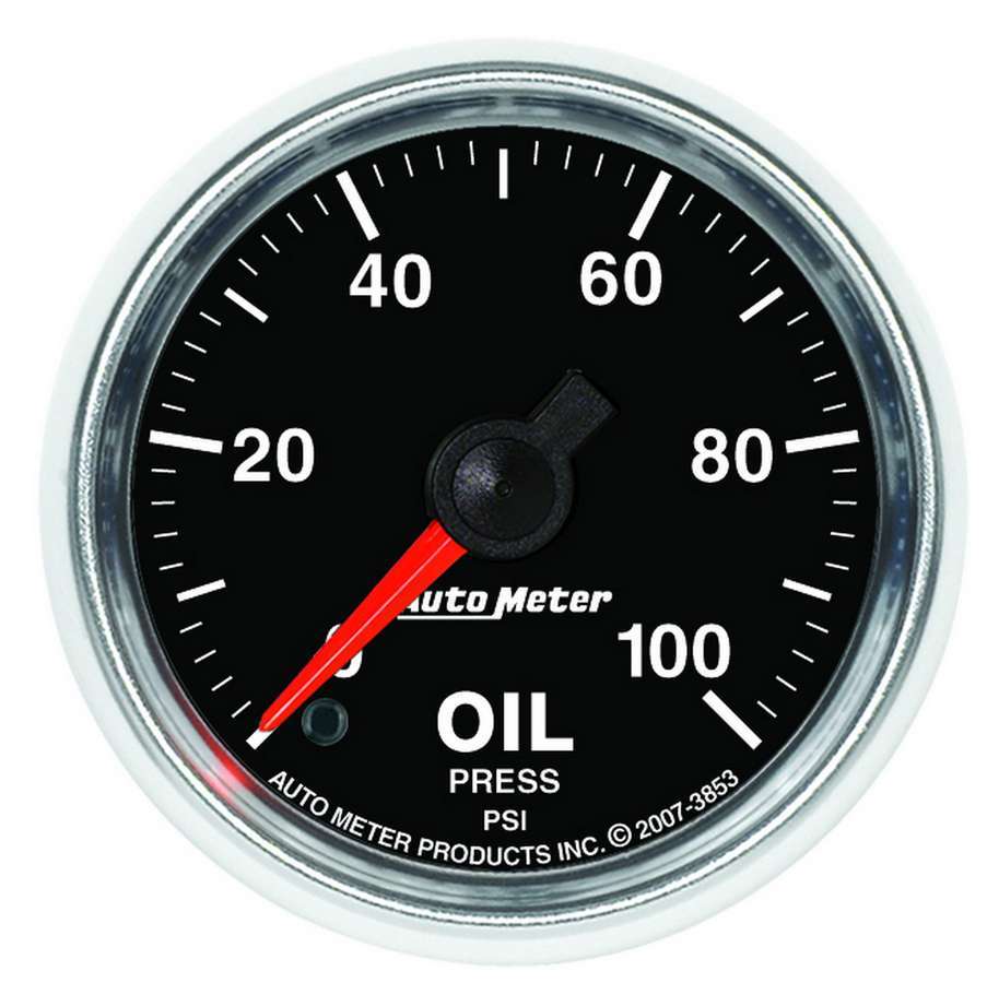 AUTOMETER 2-1/16 GS Oil Pressure Gauge - 0-100psi AUTOMETER