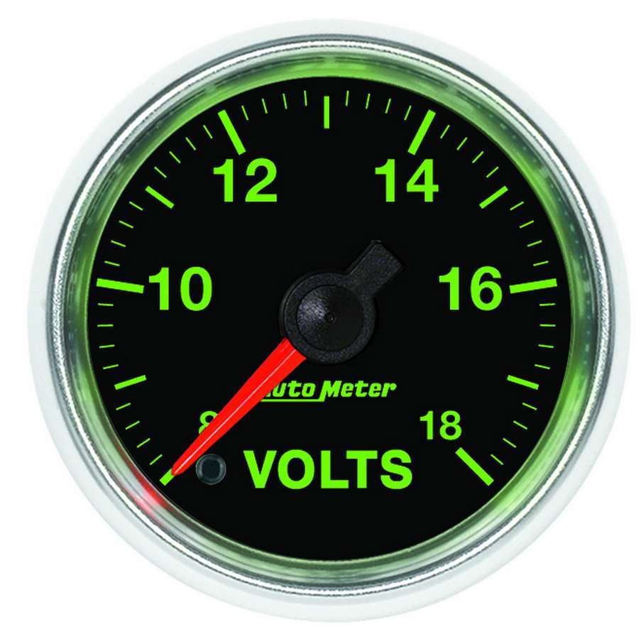 AUTOMETER 2-1/16 GS Voltmeter Gauge - 8-18 AUTOMETER