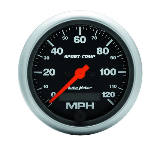 AUTOMETER 3-3/8in Sport Comp. Elec. 120MPH Speedometer AUTOMETER