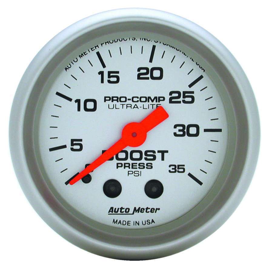 AUTOMETER 2-1/16in Ultra-Lite 0-35 Boost Gauge AUTOMETER