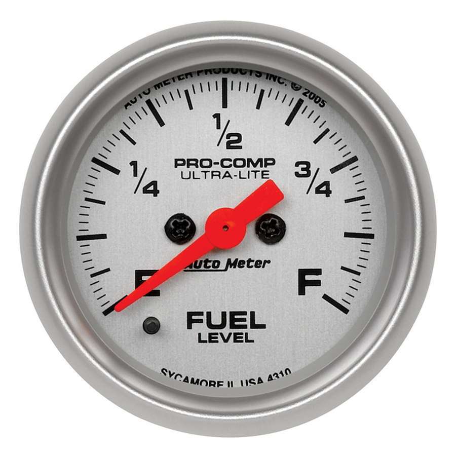 AUTOMETER 2-1/16in U/L Fuel Level Gauge - Programmable AUTOMETER