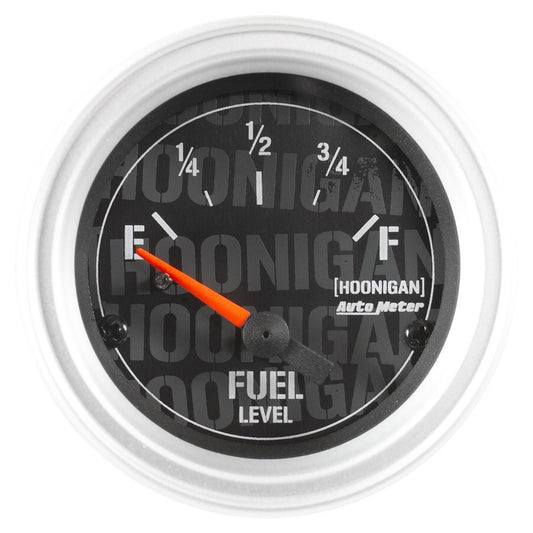 AUTOMETER 2-1/16in Fuel Level Gauge Hoonigan Series AUTOMETER