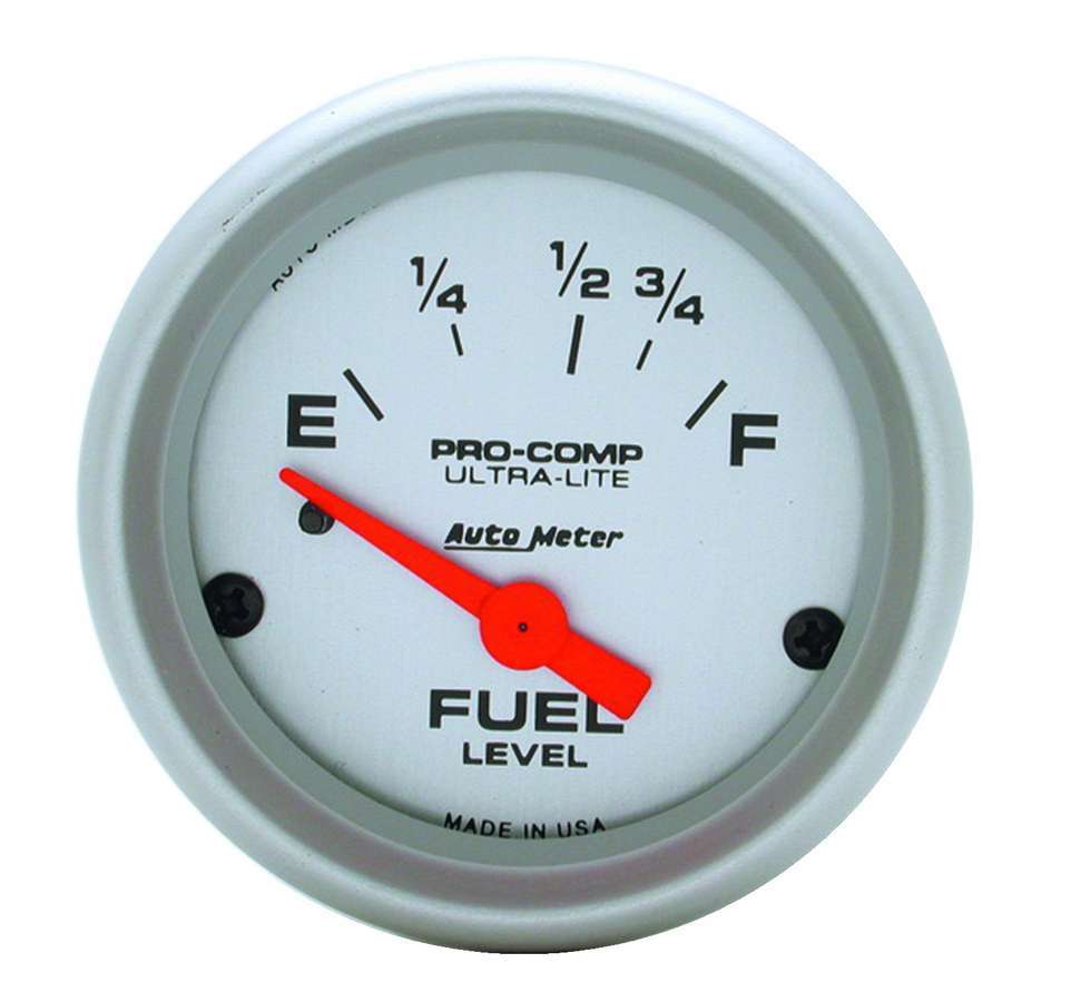 AUTOMETER 2-1/16in Ultra-Lite Fuel Level Gauge AUTOMETER