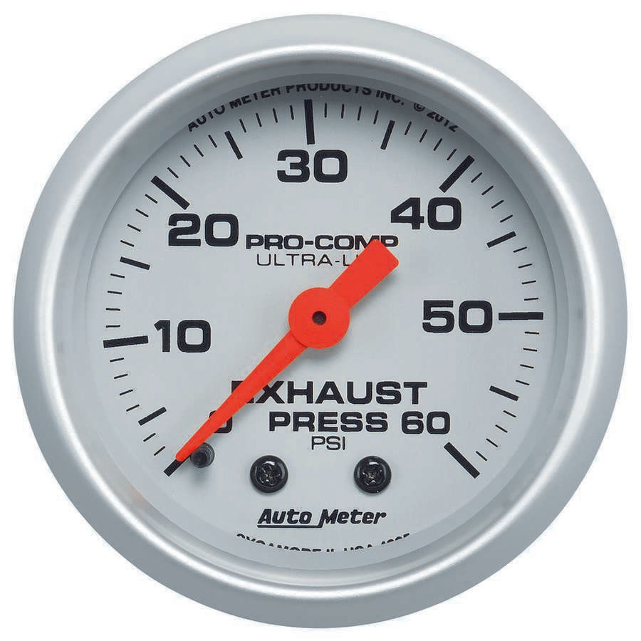 AUTOMETER Exhaust Pressure Gauge 0-60psi Ultra-Lite AUTOMETER