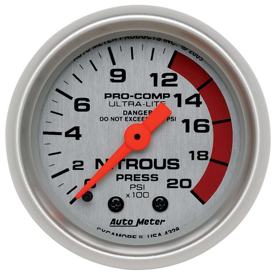 AUTOMETER 2-1/16in U/L NOS Pressure Gauge 0-2000psi AUTOMETER