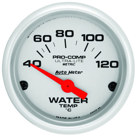 AUTOMETER 2-1/16 U/L Water Temp Gauge - Metric 40-120C AUTOMETER