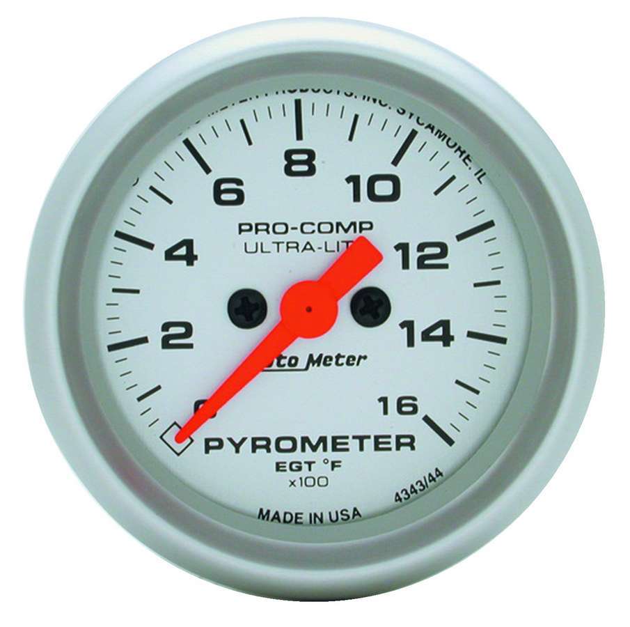 AUTOMETER 2-1/16in U/L EGT Pyrometer Kit 0-1600 AUTOMETER