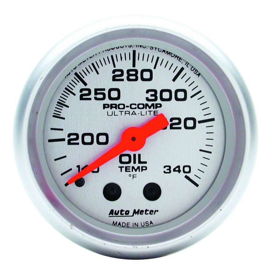 AUTOMETER 2-1/16in Ultra-Lite Oil Tank Temp. Gauge AUTOMETER