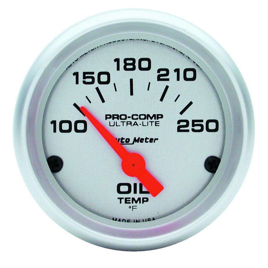 AUTOMETER 2-1/16in Ultra Light Oil Temp. Gauge AUTOMETER