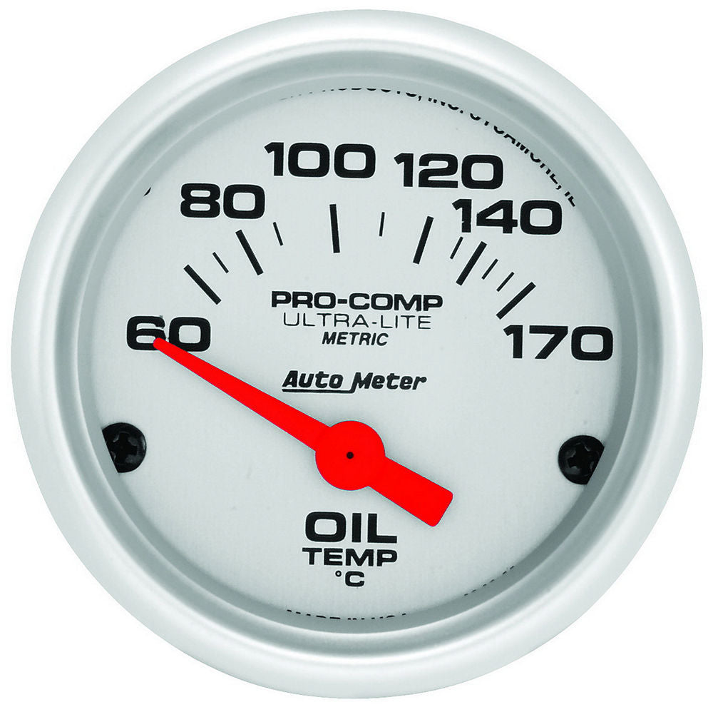 AUTOMETER 2-1/16 U/L Oil Temp Gauge - 60-170C AUTOMETER