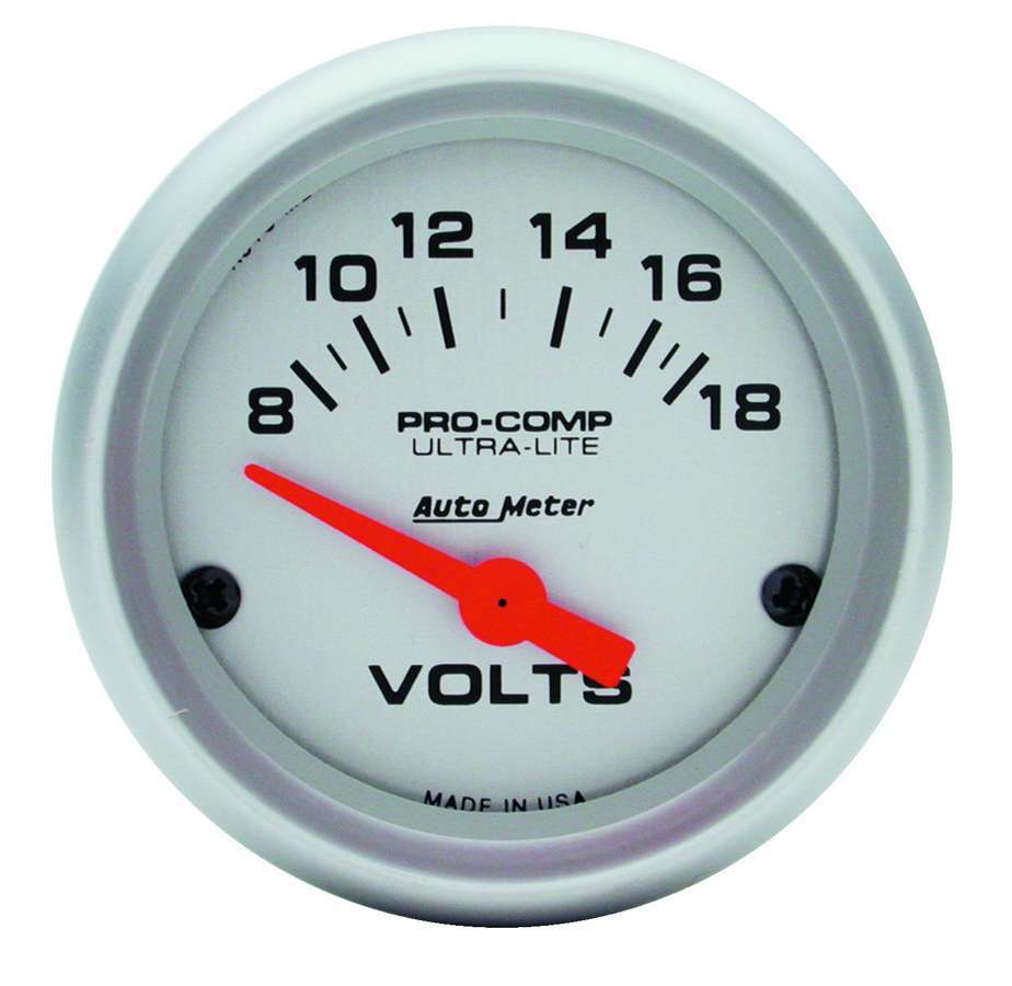 AUTOMETER 2-1/16 Mini Ultralite VOLTMETER AUTOMETER