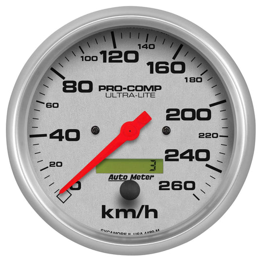 AUTOMETER 5in U/L Speedometer - 260KPH Metric AUTOMETER