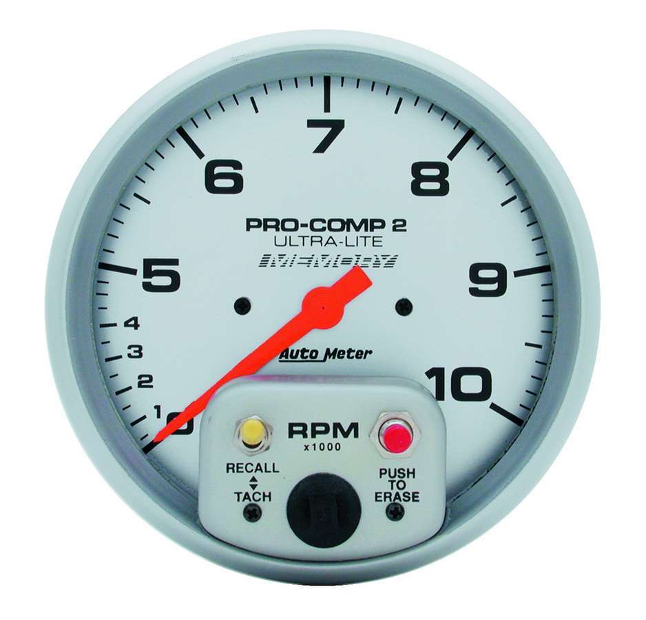 AUTOMETER 5in Dual Range Tach W/Mem. AUTOMETER