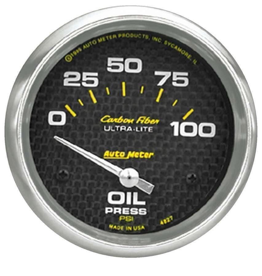 AUTOMETER C/F 2-5/8in Oil Pressure Gauge 0-100PSI AUTOMETER