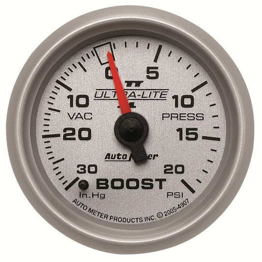 AUTOMETER 2-1/16in U/L II Boost / Vac Gauge 30/20 AUTOMETER