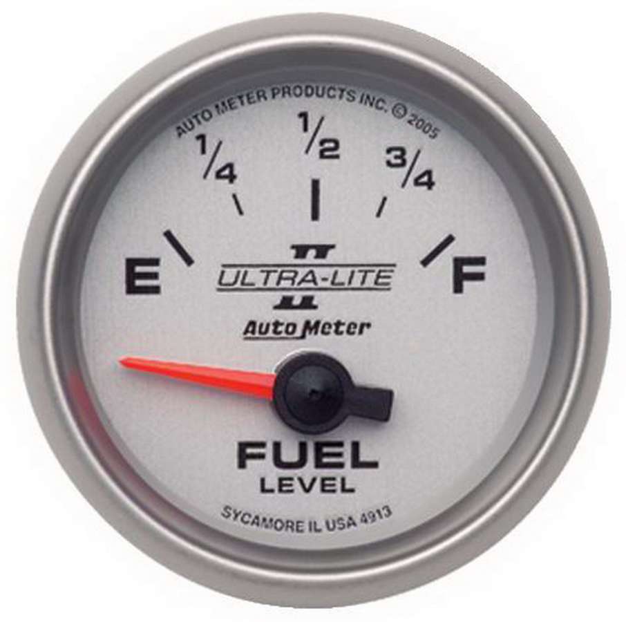 AUTOMETER 2-1/16in U/L II Fuel Level Gauge 0-90ohms AUTOMETER