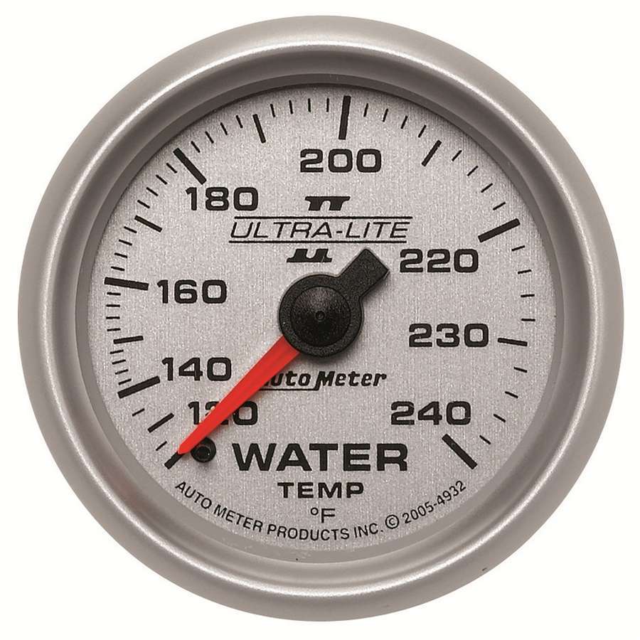 AUTOMETER 2-1/16in U/L II Water Temp. Gauge 120-240 AUTOMETER