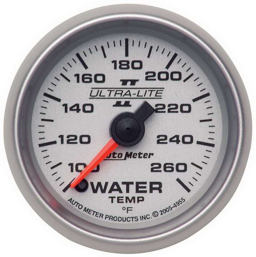 AUTOMETER 2-1/16in U/L II Water Temp. Gauge 100-260 AUTOMETER