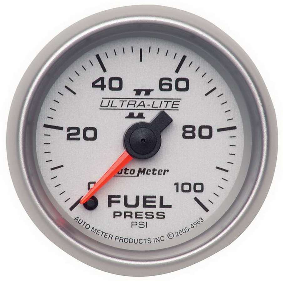 AUTOMETER 2-1/16in U/L II Fuel Pressure Gauge 0-100psi AUTOMETER