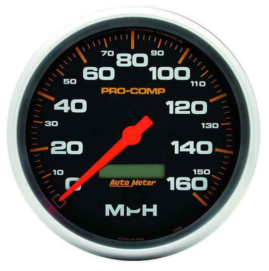 AUTOMETER 5in P/C Electric Speedo 0-160MPH AUTOMETER