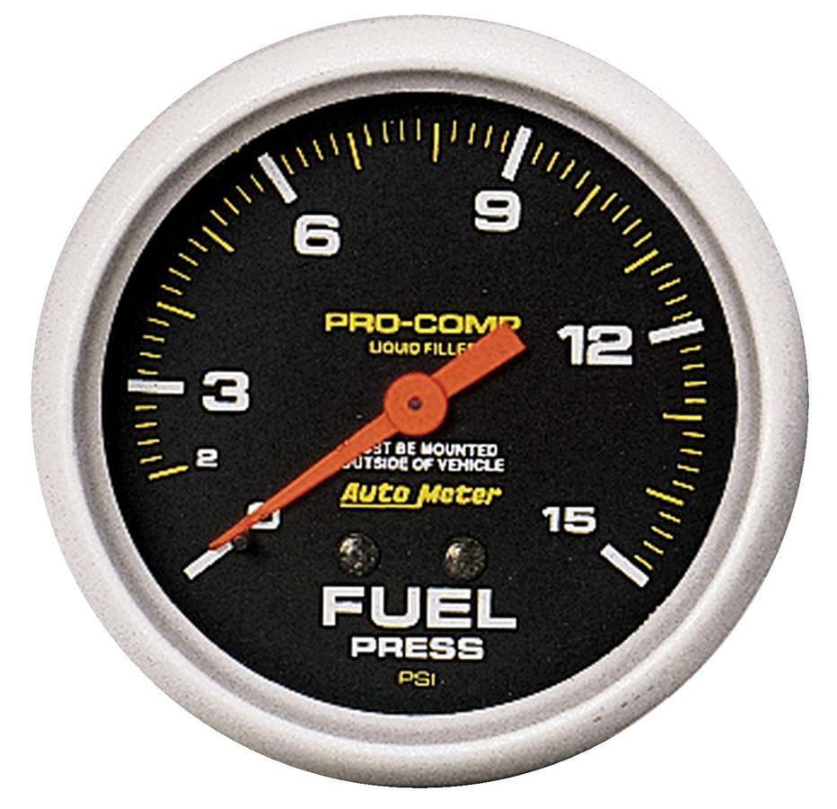 AUTOMETER 0-15 Fuel Pressure Gauge AUTOMETER