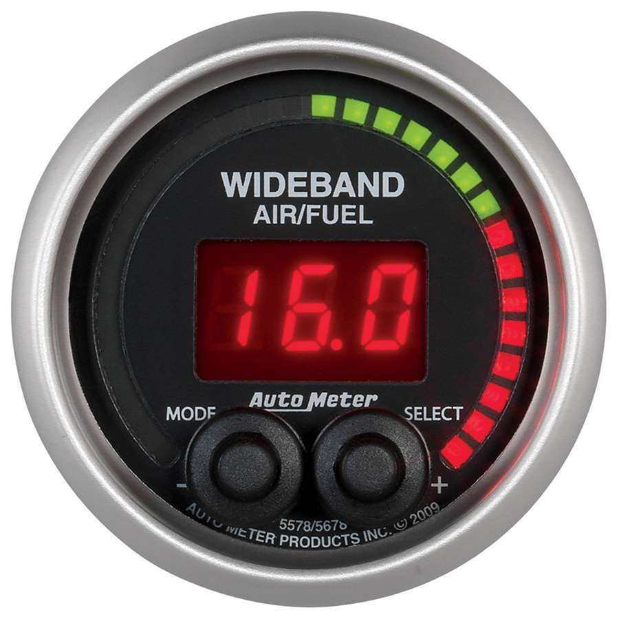 AUTOMETER 2-1/16 E/S Wideband Air/ Fuel Ratio Gauge AUTOMETER