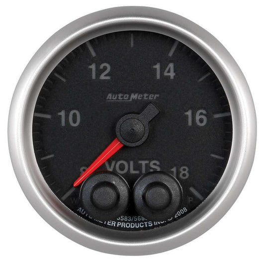 AUTOMETER 2-1/16 E/S Voltmeter Gauge - 8-18 Volts AUTOMETER