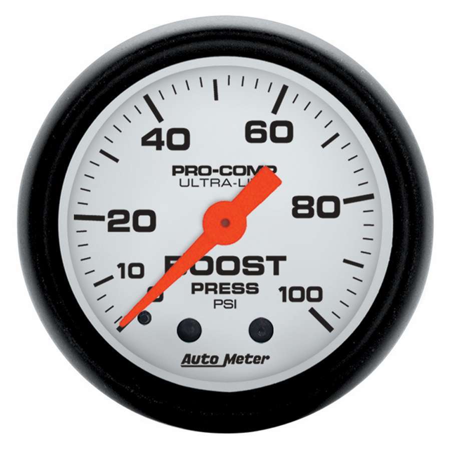 AUTOMETER 2-1/16in P/S Boost Gauge 0-100psi AUTOMETER