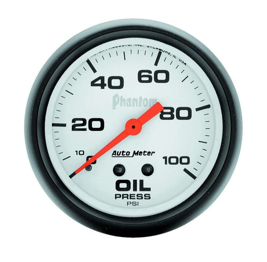 AUTOMETER 2-5/8in Phantom Oil Pressure Gauge 0-100psi AUTOMETER