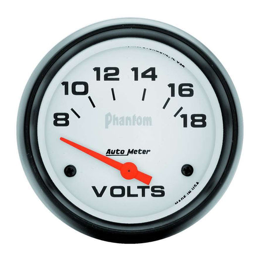 AUTOMETER 2-5/8in Phantom Voltmeter 8-18 Volts AUTOMETER