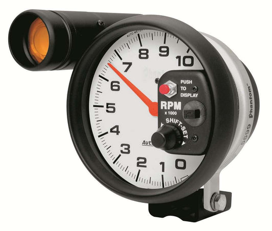 AUTOMETER 5in Phantom Shift-Lite Tach 10000 RPM AUTOMETER